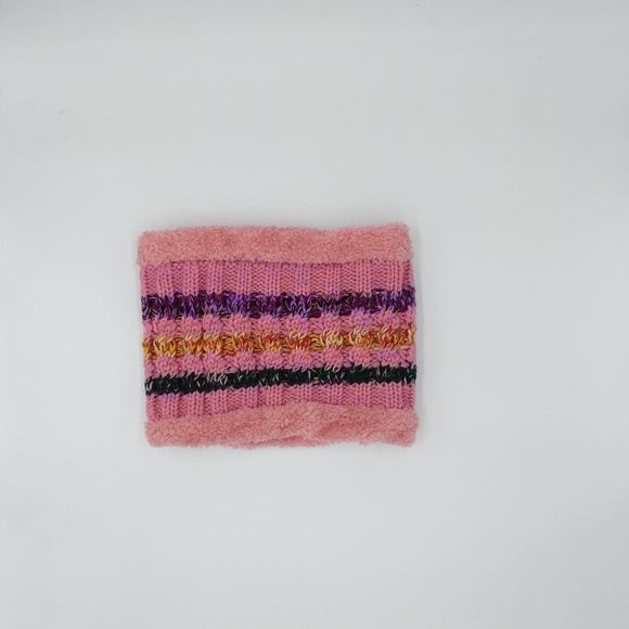 Winter Colorful Knit Pom Pom Hat with Neck Gaiter - Picture 7 of 7